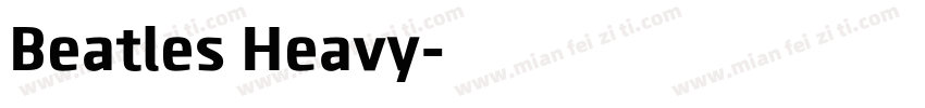 Beatles Heavy字体转换